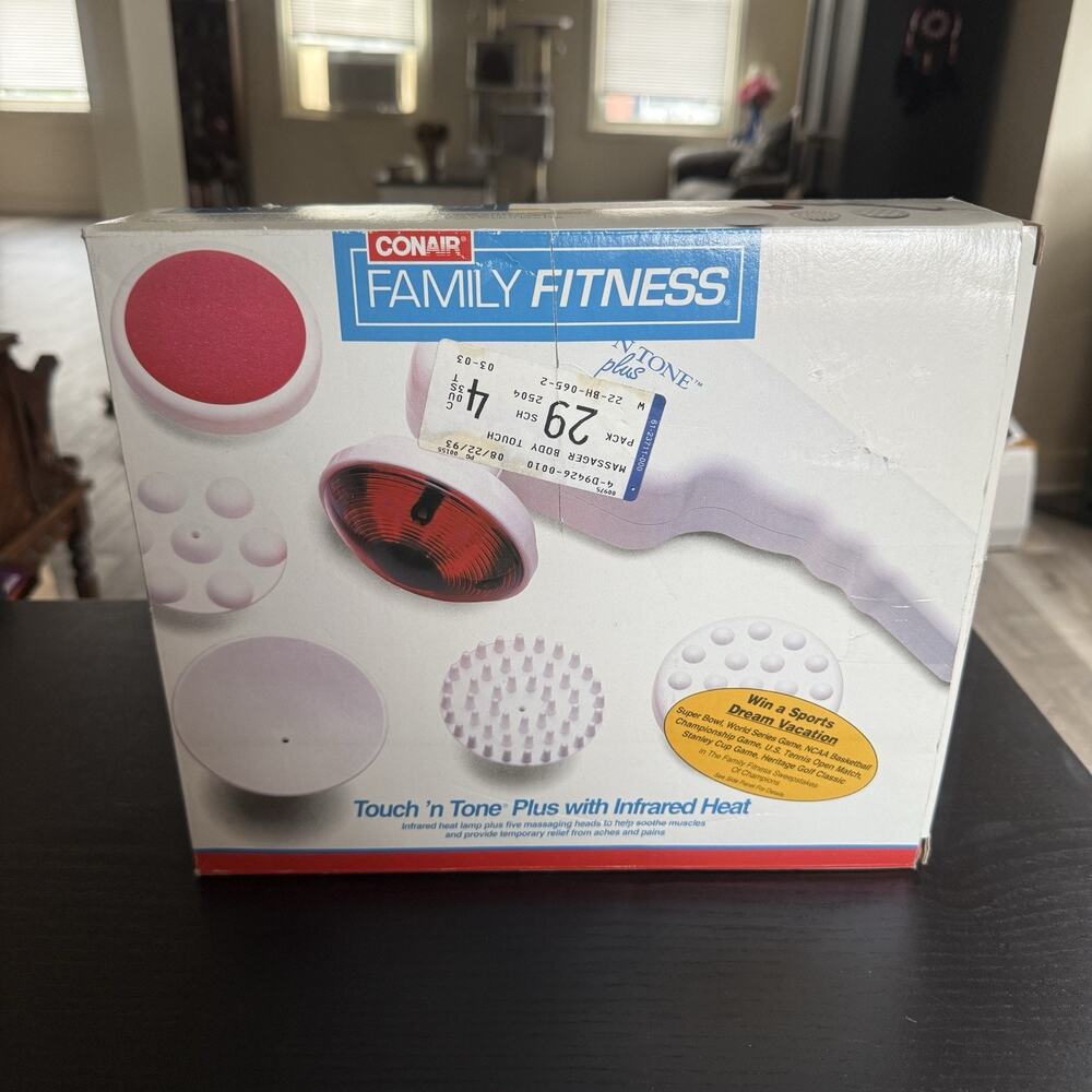 VTG Conair Heat Massager Family Fitness Touch 'N Tone Plus Infrared